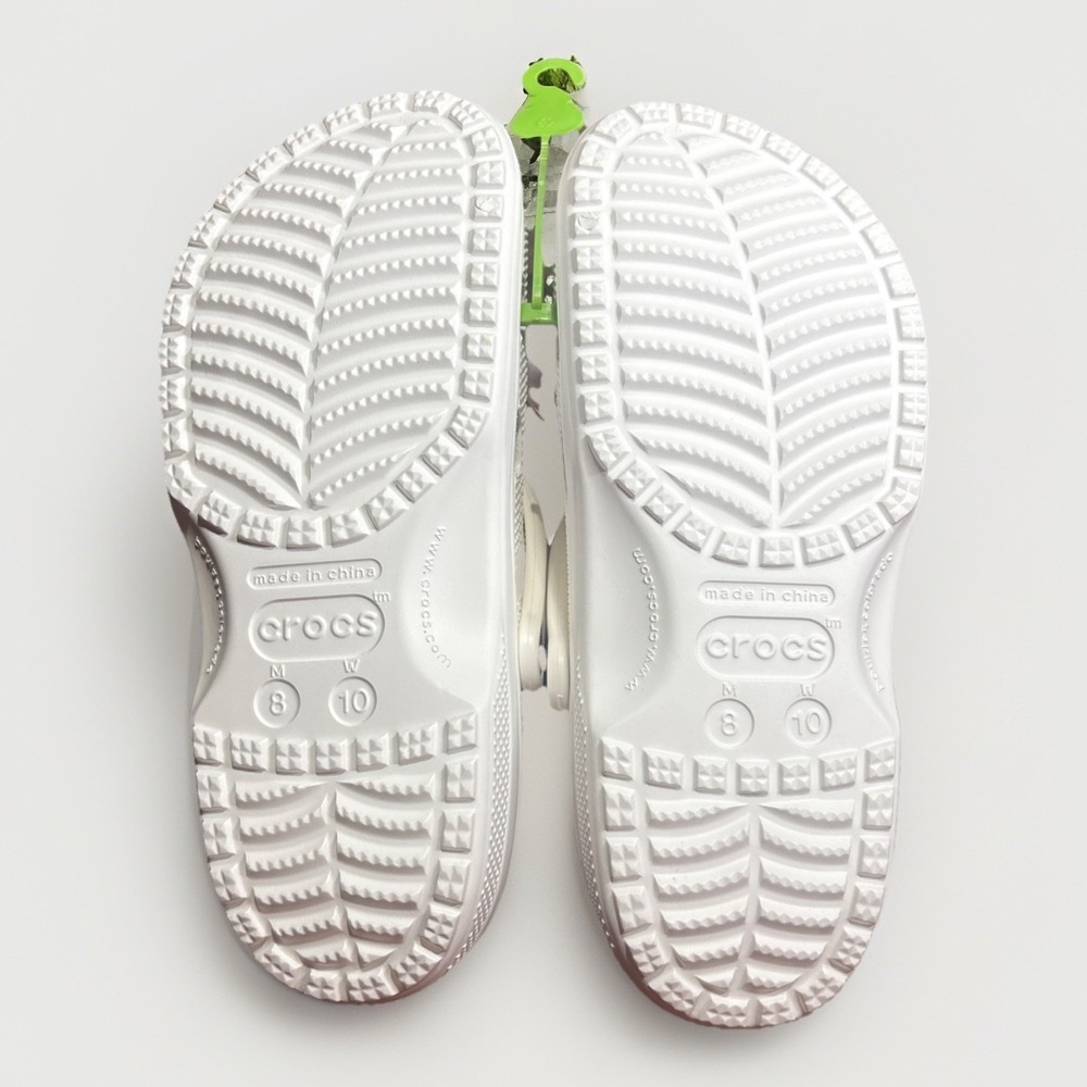 Crocs Classic Clogs Men's 8-Women's 10 In White - Picture 4 of 4